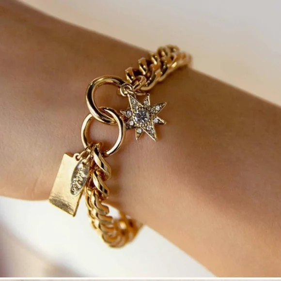 Ettika New Starry Charms 18K Gold Plated Bracelet - Picture 2 of 4